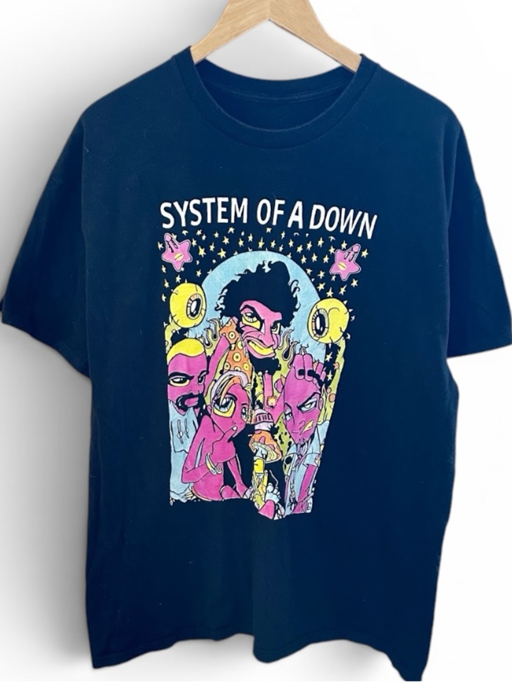 Vintage 1999 System of a Down Band Tee Mens size XL
